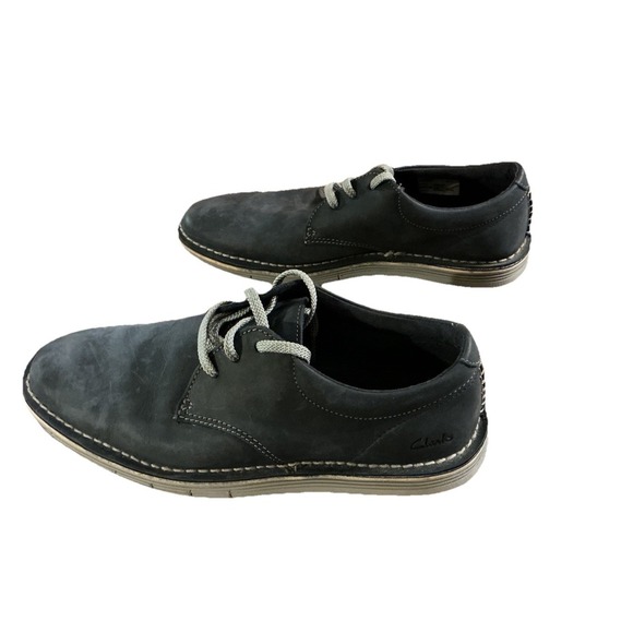 Collection By Clark's  Men's Forge Vibe Oxford Shoes Navy Leather SIZE 7 M - Picture 7 of 11